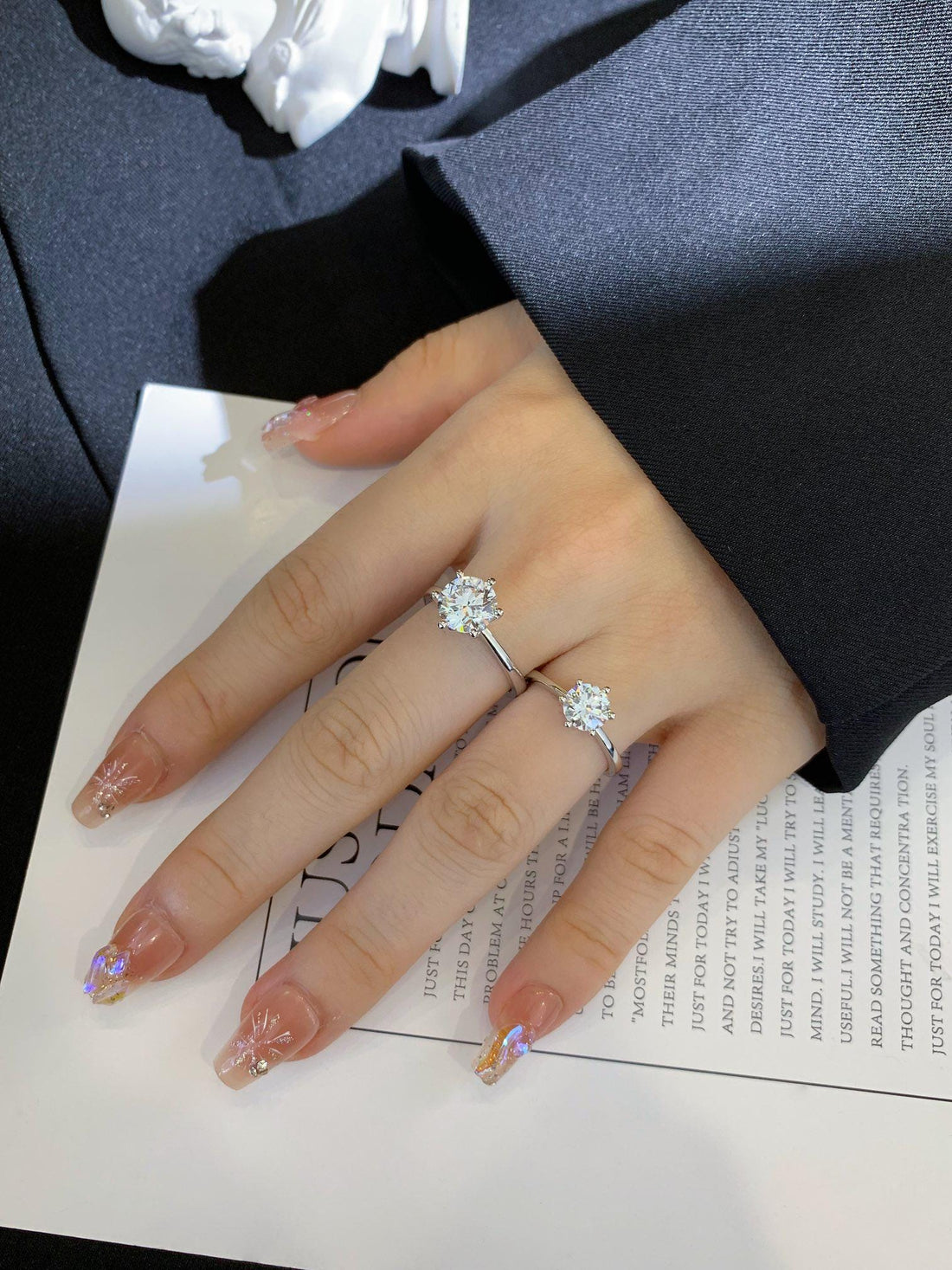 Just the Diamond — Round Solitaire Ring · Minimalist Gold