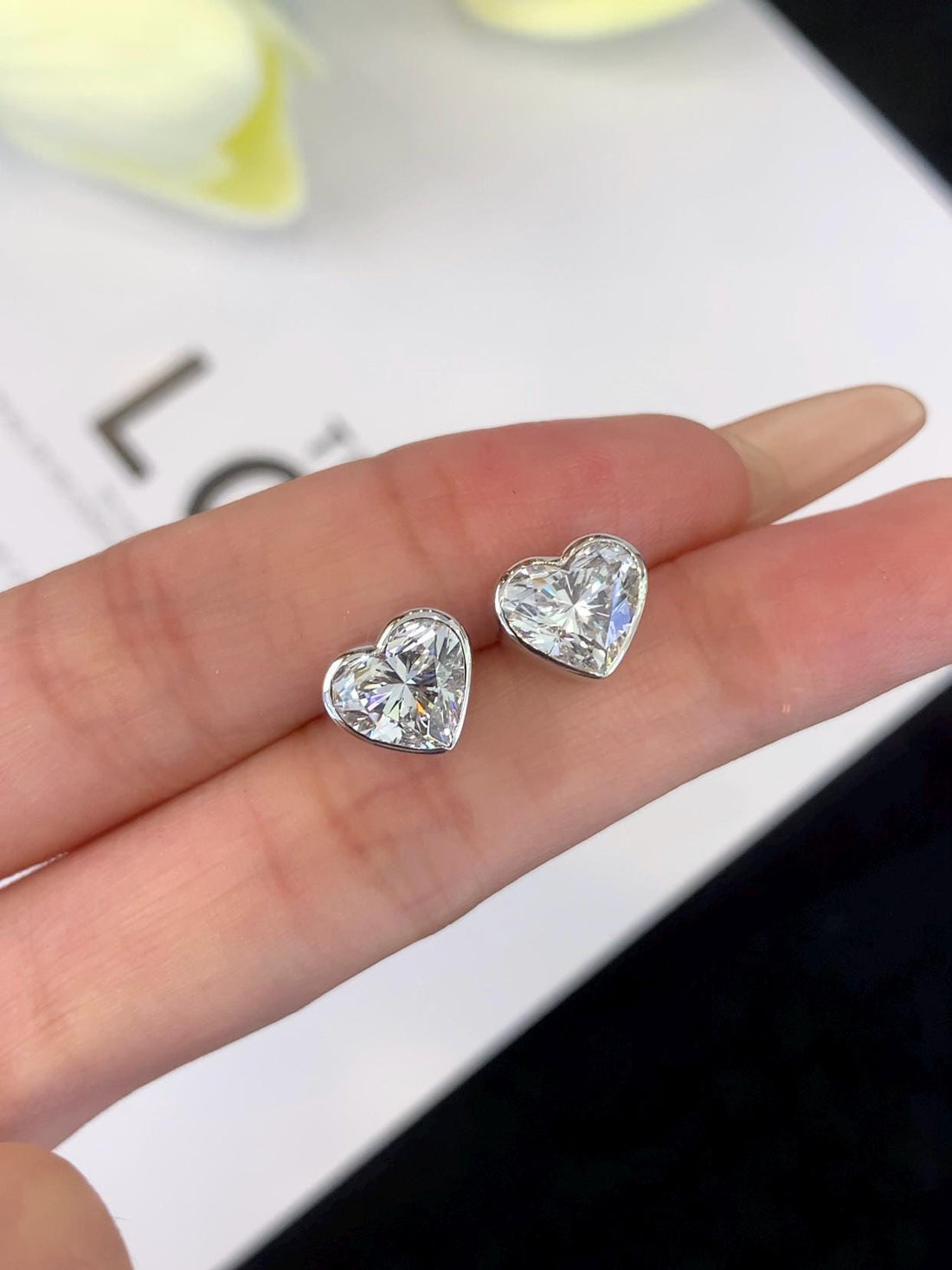 The Everyday Heart — CZ Heart Studs · Sterling Silver