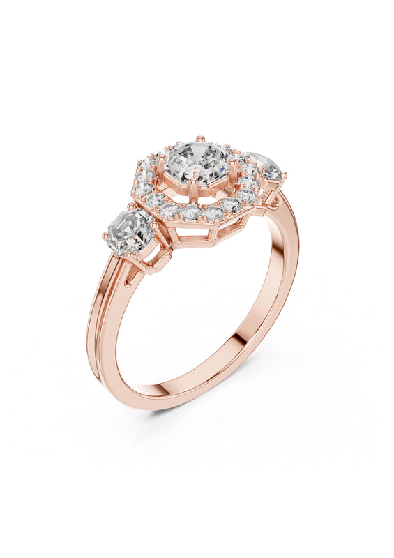 Beautifully Timeless Lab Grown Diamond Ring
