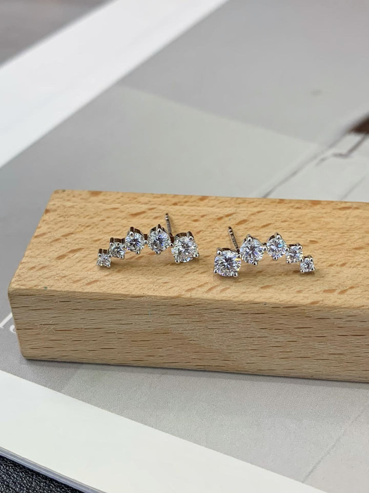 Climb the Ear in Diamonds — Lab Diamond Climber Earrings