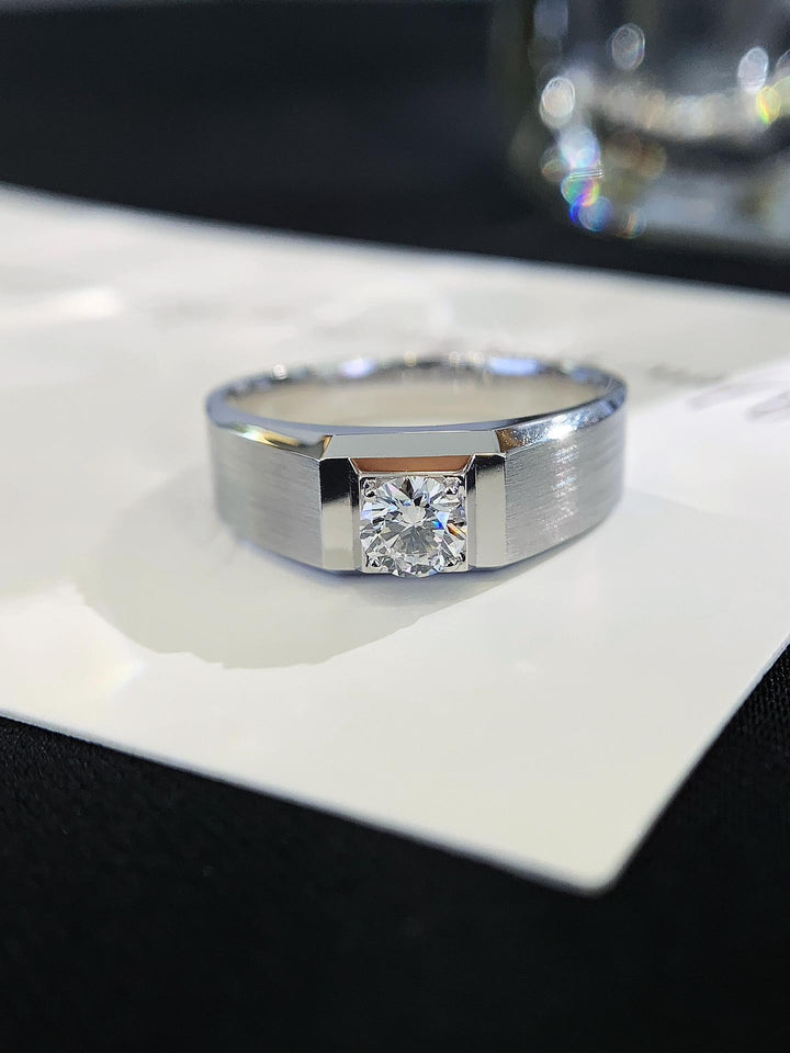 Invisible Setting, Undeniable Sparkle — Flush Set Diamond Band · 14K White Gold