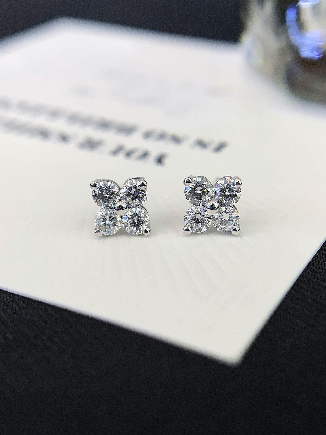 From the Garden, Into Gold — Marquise Diamond Floral Studs · 14K Gold