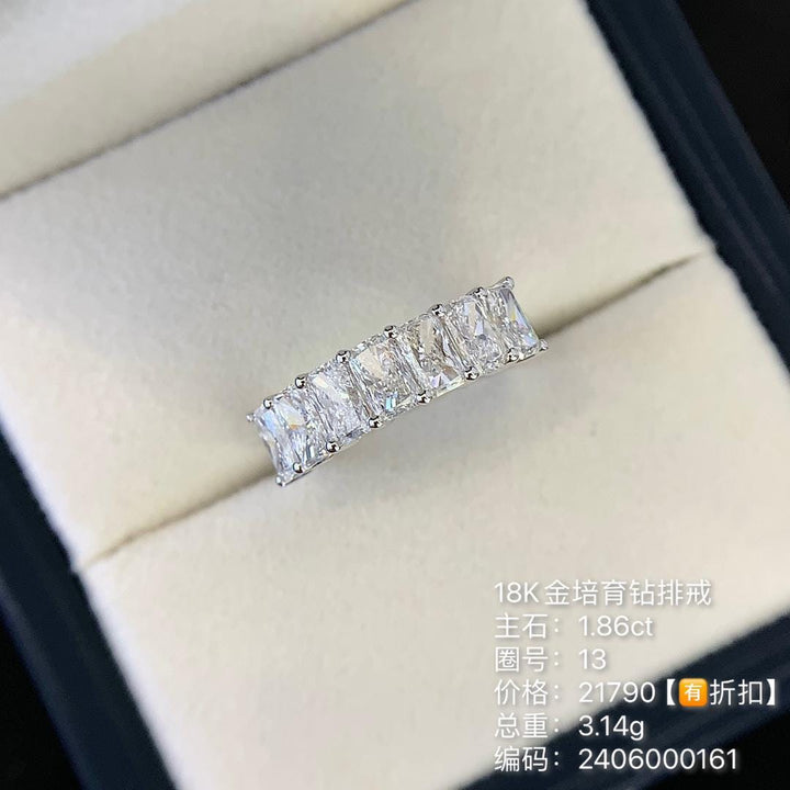 The V That Stands for Everything — Open Chevron Diamond Band · 18K White Gold